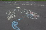 Chalk drawing