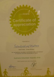 Certificate of appreciation